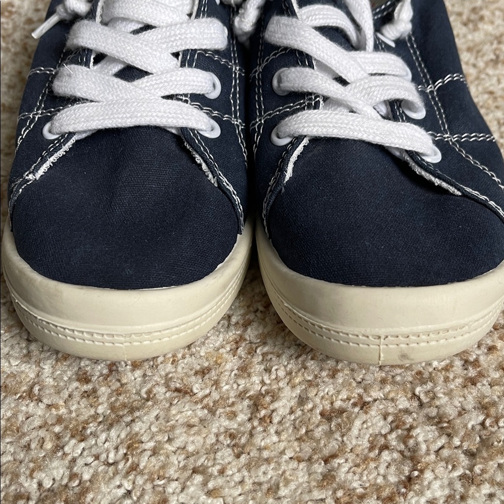 Jellypop Dallas Navy Blue Sneakers Size 8.5 - Picture 2 of 6